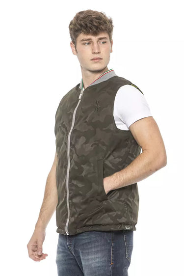 Chic Army Men's Designer Vest